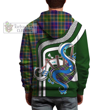 Whitefoord Tartan Hoodie with Epic Bagpipe Style