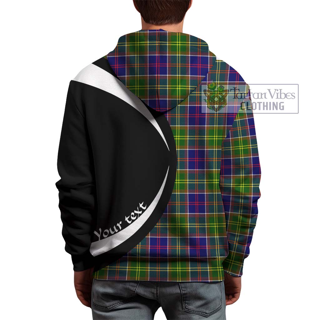 Whitefoord Tartan Hoodie with Family Crest Circle Style - Tartan Vibes Clothing