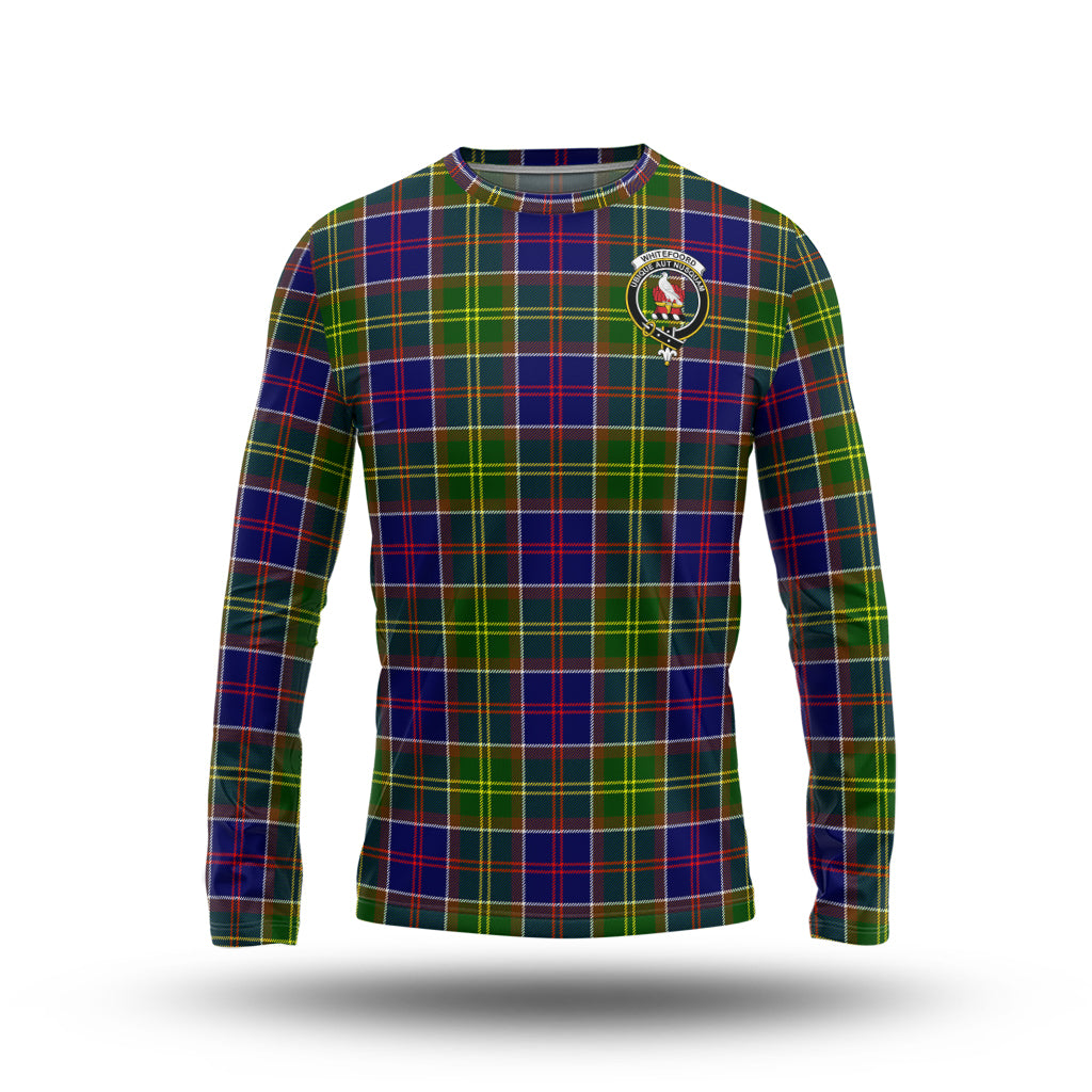 whitefoord-modern-tartan-long-sleeve-t-shirt-with-family-crest