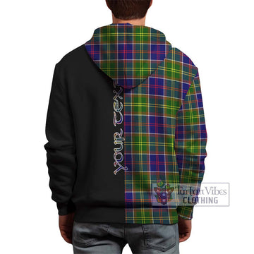 Whitefoord Tartan Hoodie with Family Crest and Half Of Me Style