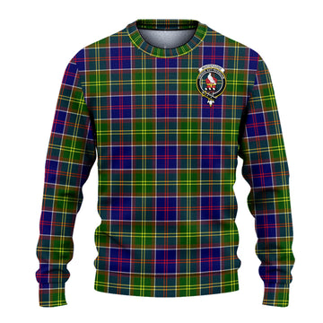 Whitefoord Tartan Ugly Sweater with Family Crest