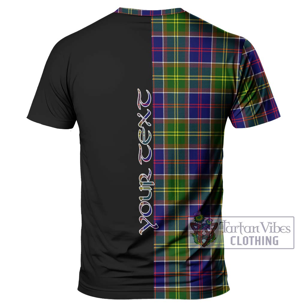 Tartan Vibes Clothing Whitefoord Modern Tartan T-Shirt with Family Crest and Half Of Me Style