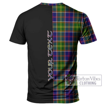 Whitefoord Tartan T-Shirt with Family Crest and Half Of Me Style