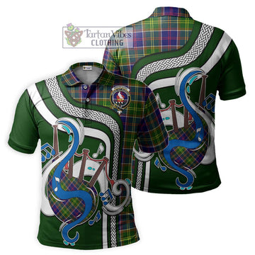 Whitefoord Tartan Polo Shirt with Epic Bagpipe Style