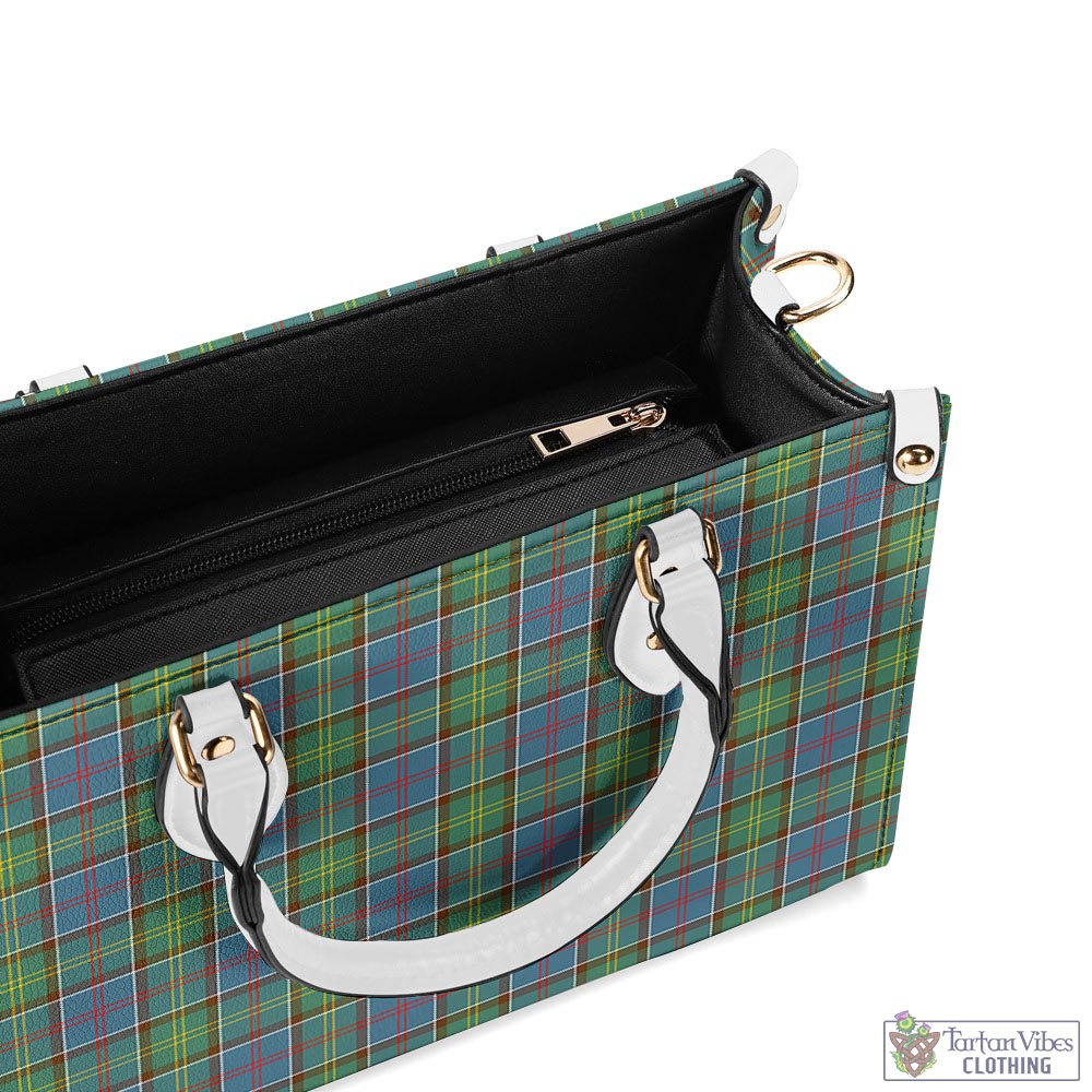 Tartan Vibes Clothing Whitelaw Tartan Luxury Leather Handbags