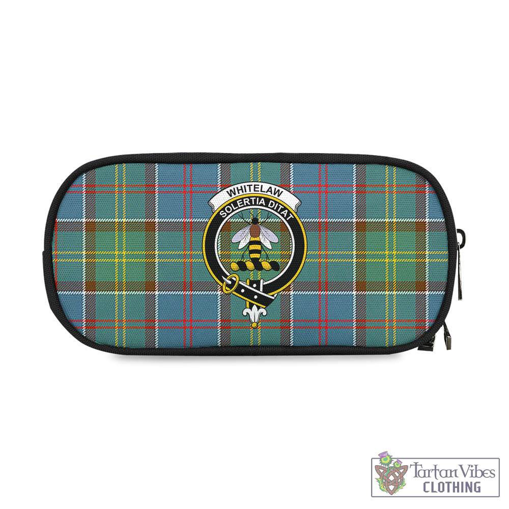 Tartan Vibes Clothing Whitelaw Tartan Pen and Pencil Case with Family Crest