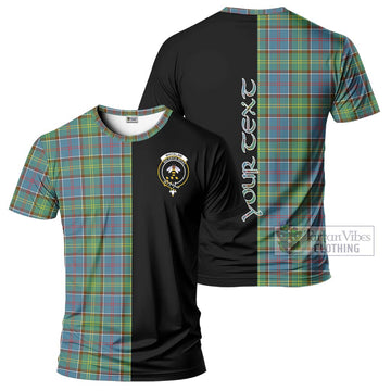 Whitelaw Tartan T-Shirt with Family Crest and Half Of Me Style