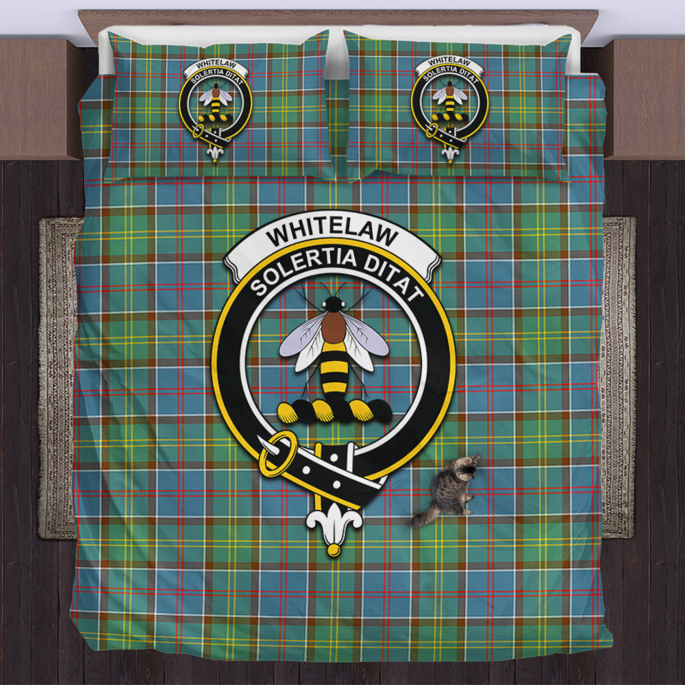 whitelaw-tartan-bedding-set-with-family-crest