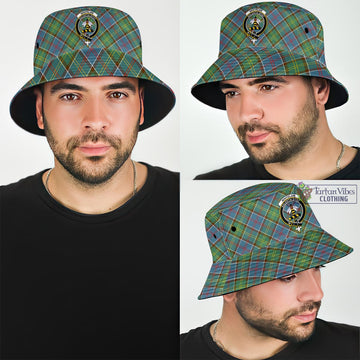 Whitelaw Tartan Bucket Hat with Family Crest