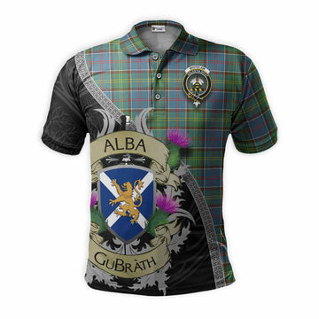 Whitelaw Tartan Family Crest Polo Shirt Lion Rampant Royal Thistle Shield Celtic Inspired Kid - Tartan Vibes Clothing