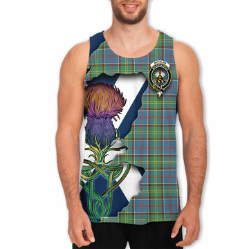 Whitelaw Tartan Family Crest Men's Tank Top Scottish Thistle Celtic Inspired Men - Tartan Vibes Clothing