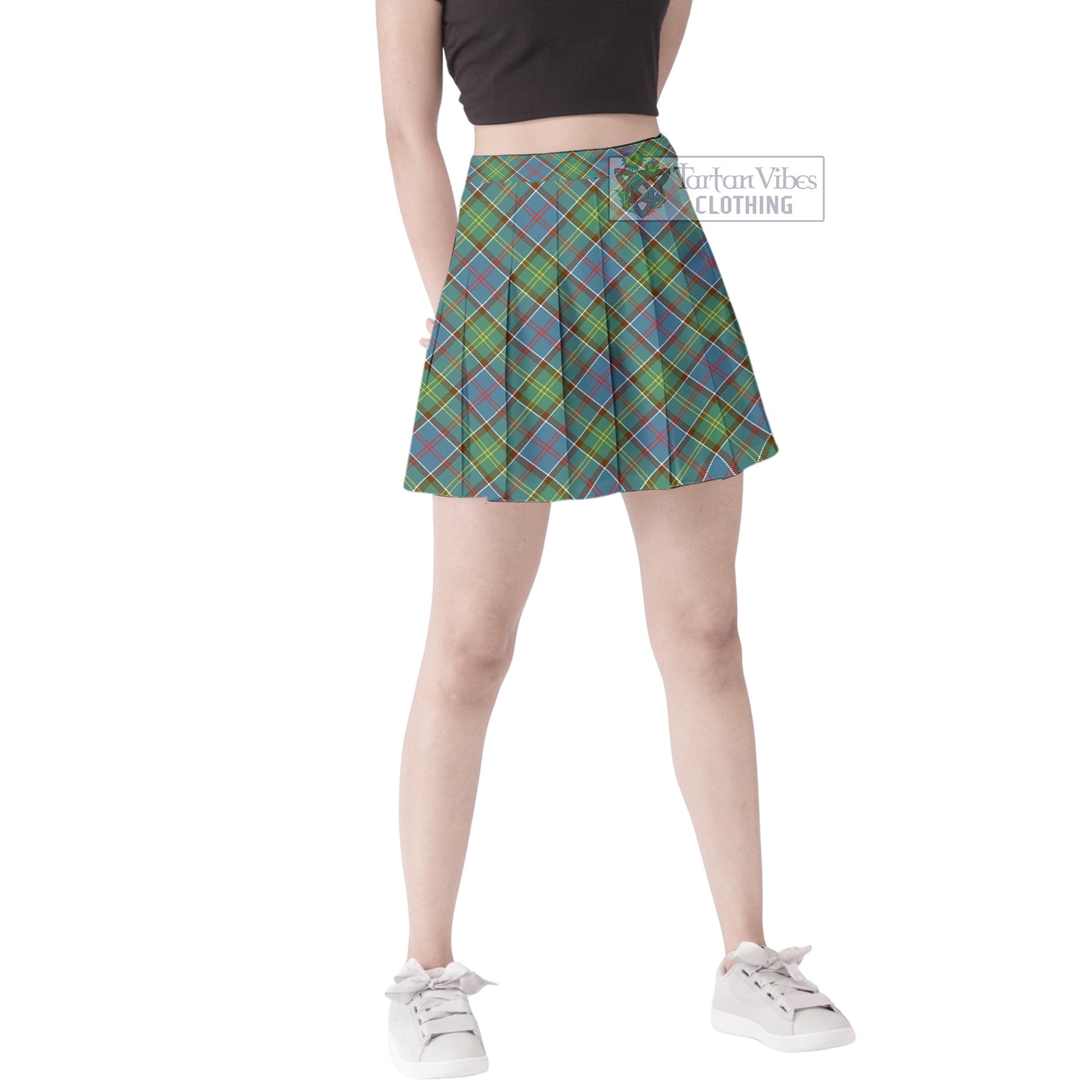 Tartan Vibes Clothing Whitelaw Tartan Women's Plated Mini Skirt