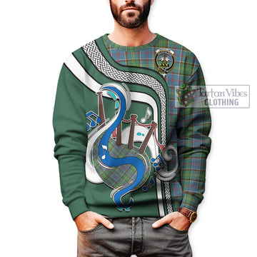 Whitelaw Tartan Sweatshirt with Epic Bagpipe Style