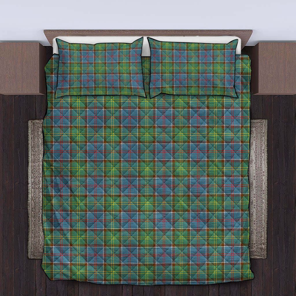 Whitelaw Tartan Quilt Bed Set King - Tartan Vibes Clothing