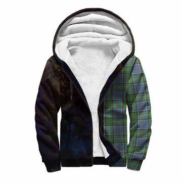 Whitelaw Tartan Family Crest Sherpa Hoodie Alba Gu Brath Be Brave Lion Ancient Style Unisex S - Tartan Vibes Clothing