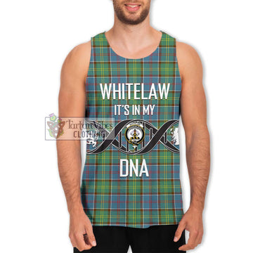 Whitelaw Tartan Men's Tank Top with Family Crest DNA In Me Style