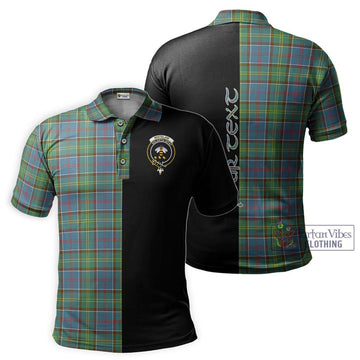 Whitelaw Tartan Polo Shirt with Family Crest and Half Of Me Style