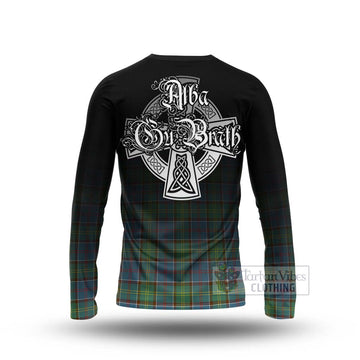 Whitelaw Tartan Long Sleeve T-Shirt Featuring Alba Gu Brath Family Crest Celtic Inspired