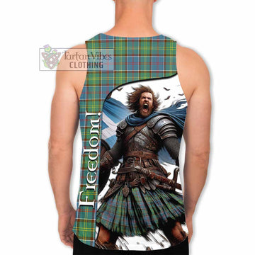 Whitelaw Crest Tartan Men's Tank Top Inspired by the Freedom of Scottish Warrior