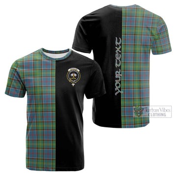 Whitelaw Tartan Cotton T-shirt with Family Crest and Half Of Me Style