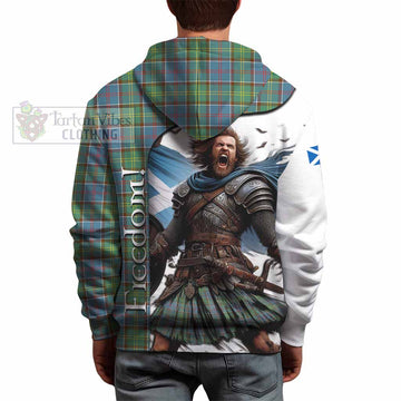 Whitelaw Crest Tartan Hoodie Inspired by the Freedom of Scottish Warrior