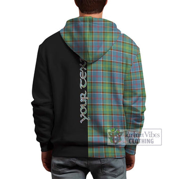 Whitelaw Tartan Hoodie with Family Crest and Half Of Me Style