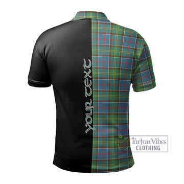 Whitelaw Tartan Polo Shirt with Family Crest and Half Of Me Style