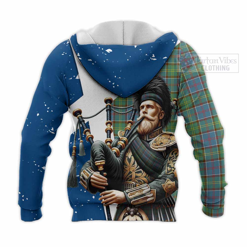 Tartan Vibes Clothing Whitelaw Tartan Men's Tank Top with Family Crest Scottish Bagpiper Vibes