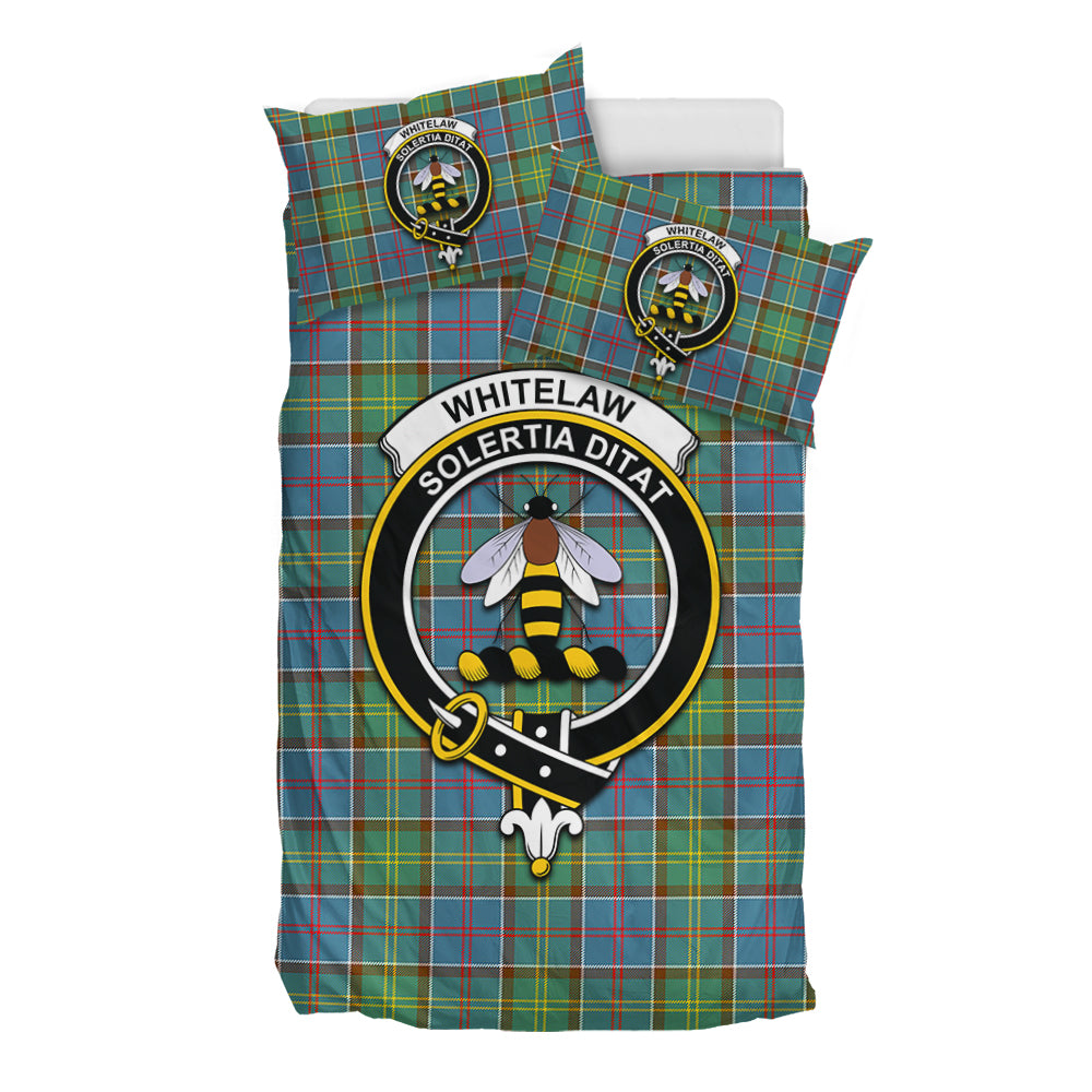 whitelaw-tartan-bedding-set-with-family-crest