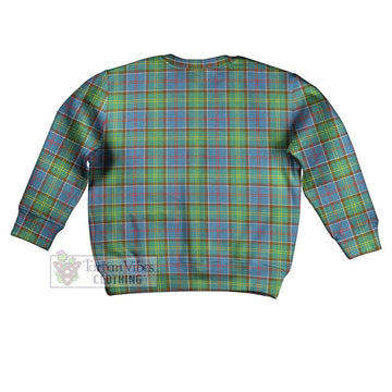 Whitelaw Tartan Kid Ugly Sweater with Family Crest - Tartan Vibes Clothing
