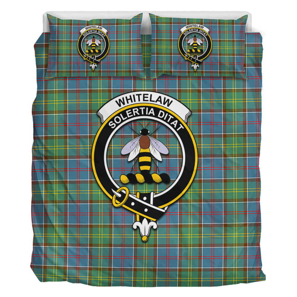 whitelaw-tartan-bedding-set-with-family-crest