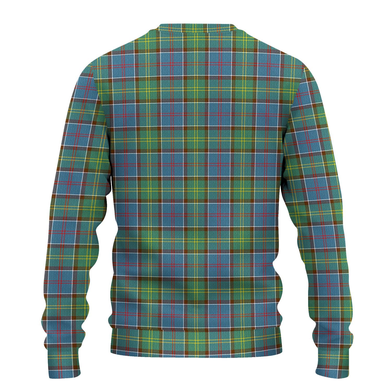 Whitelaw Tartan Knitted Sweater with Family Crest - Tartanvibesclothing