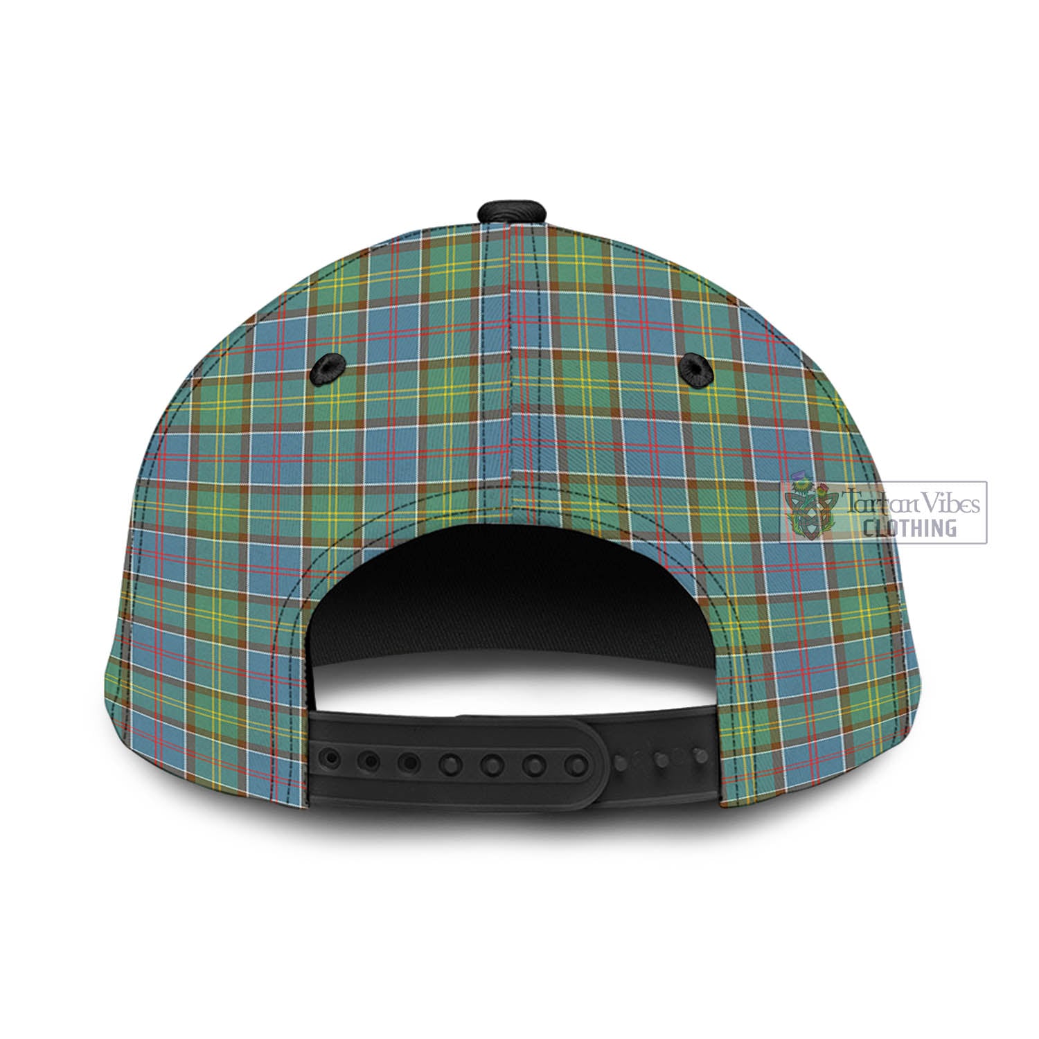 Tartan Vibes Clothing Whitelaw Tartan Classic Cap with Family Crest In Me Style