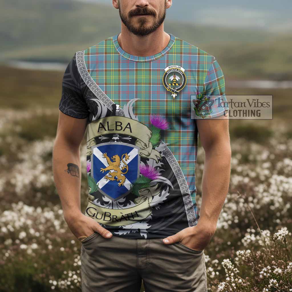 Whitelaw Tartan Family Crest T-Shirt Lion Rampant Royal Thistle Shield Celtic Inspired - Tartan Vibes Clothing