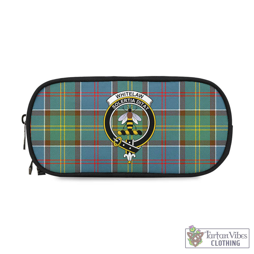 Tartan Vibes Clothing Whitelaw Tartan Pen and Pencil Case with Family Crest