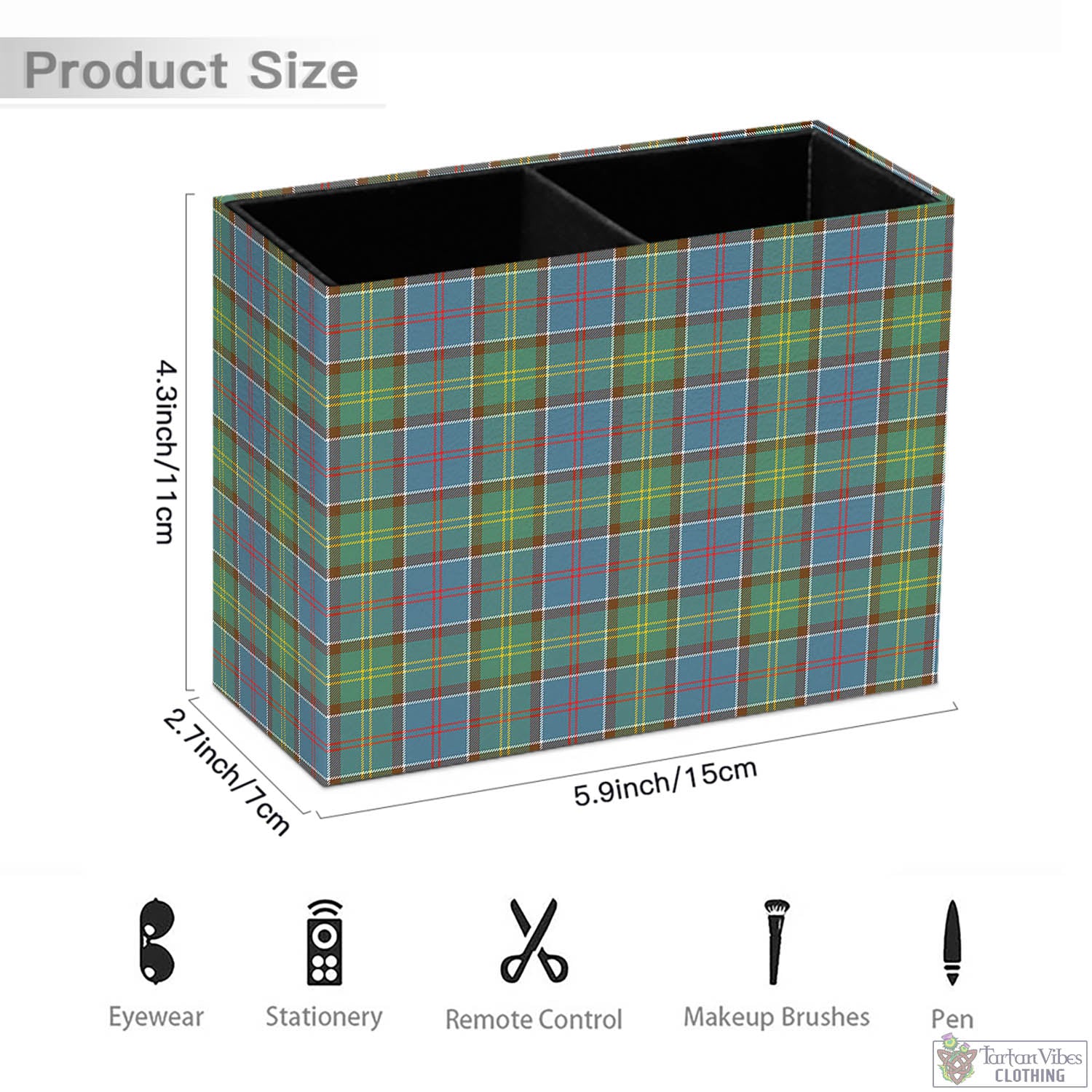 Tartan Vibes Clothing Whitelaw Tartan Pen Holder