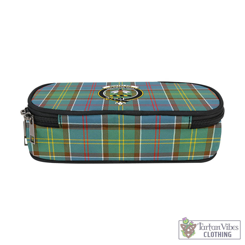 Tartan Vibes Clothing Whitelaw Tartan Pen and Pencil Case with Family Crest