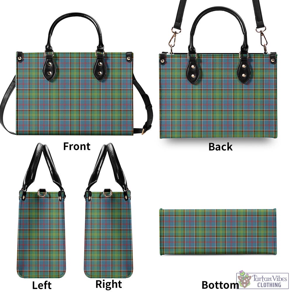 Tartan Vibes Clothing Whitelaw Tartan Luxury Leather Handbags