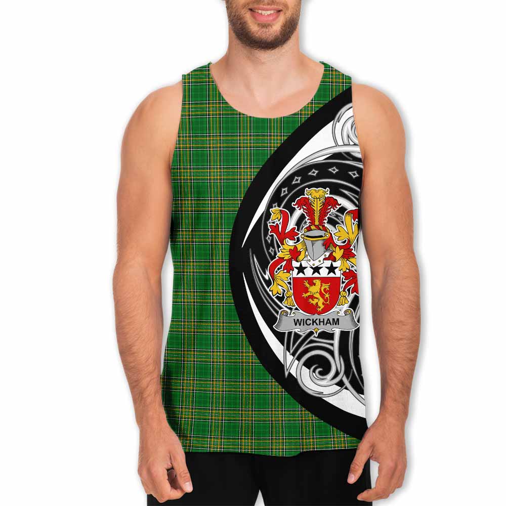 Wickham Irish Clan Men's Tank Top Celtic Circle Style Men - Tartan Vibes Clothing