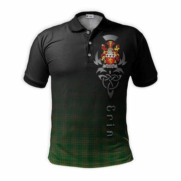 Wickham Irish Clan Polo Shirt with Coat of Arms Erin Go Bragh Celtic Inspired Kid - Tartan Vibes Clothing