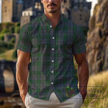 Wicklow County Ireland Tartan Cotton Hawaiian Shirt