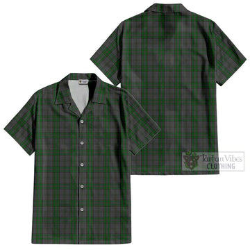 Wicklow County Ireland Tartan Cotton Hawaiian Shirt