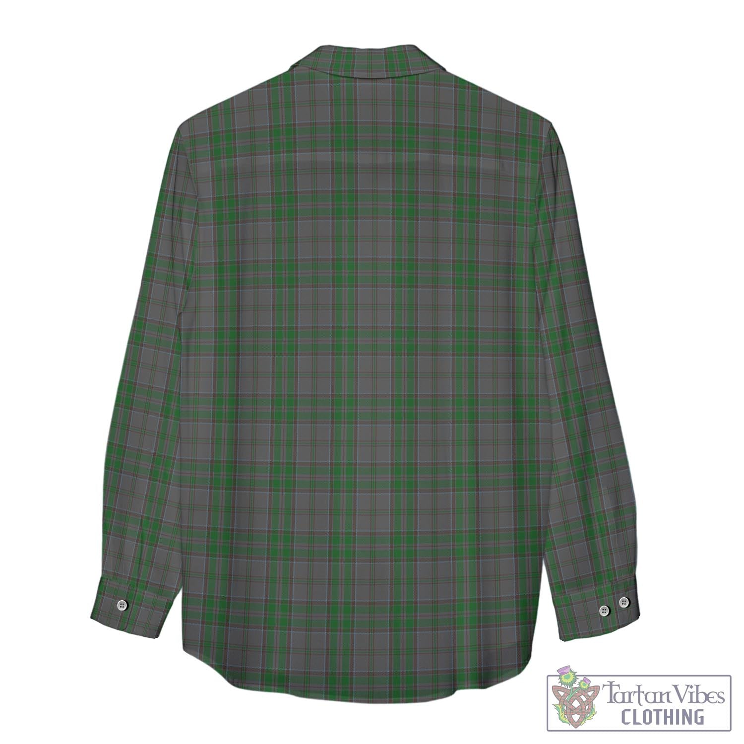 Wicklow County Ireland Tartan Womens Casual Shirt