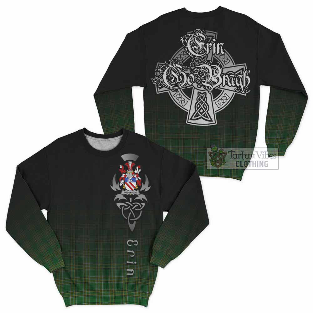 Widenham Irish Clan Sweatshirt with Coat of Arms Erin Go Bragh Celtic Inspired - Tartan Vibes Clothing