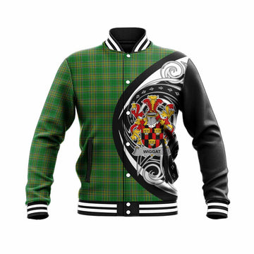 Wiggat Irish Clan Baseball Jacket Celtic Circle Style Unisex - Tartan Vibes Clothing