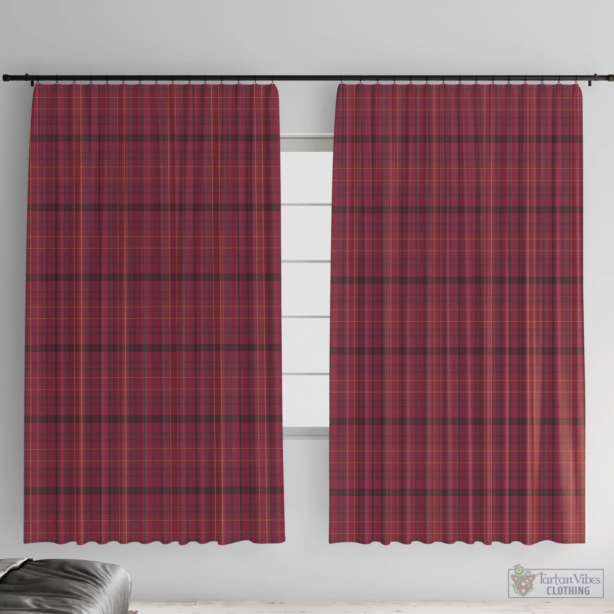 Williams of Wales Tartan Window Curtain