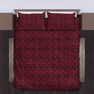 Williams of Wales Tartan Quilt Bed Set