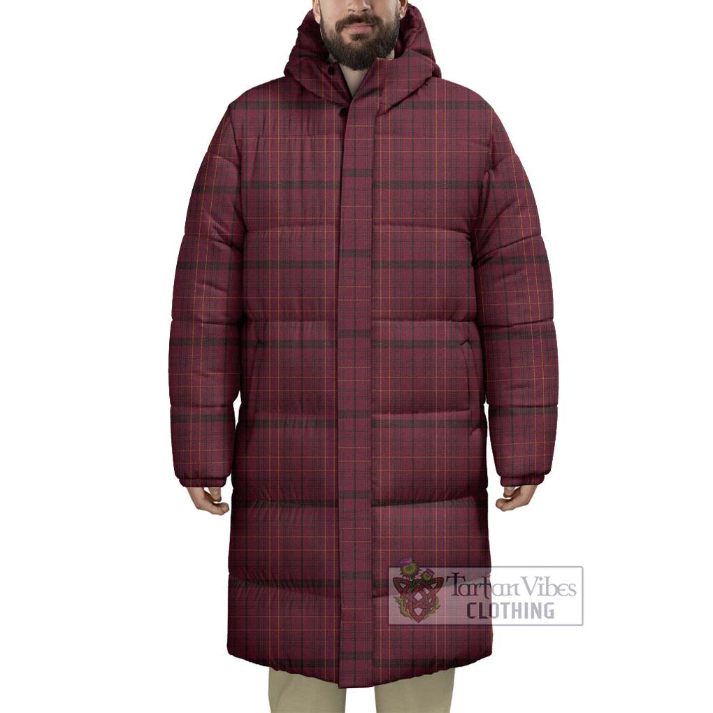 Tartan Vibes Clothing Williams of Wales Tartan Long Down Jacket