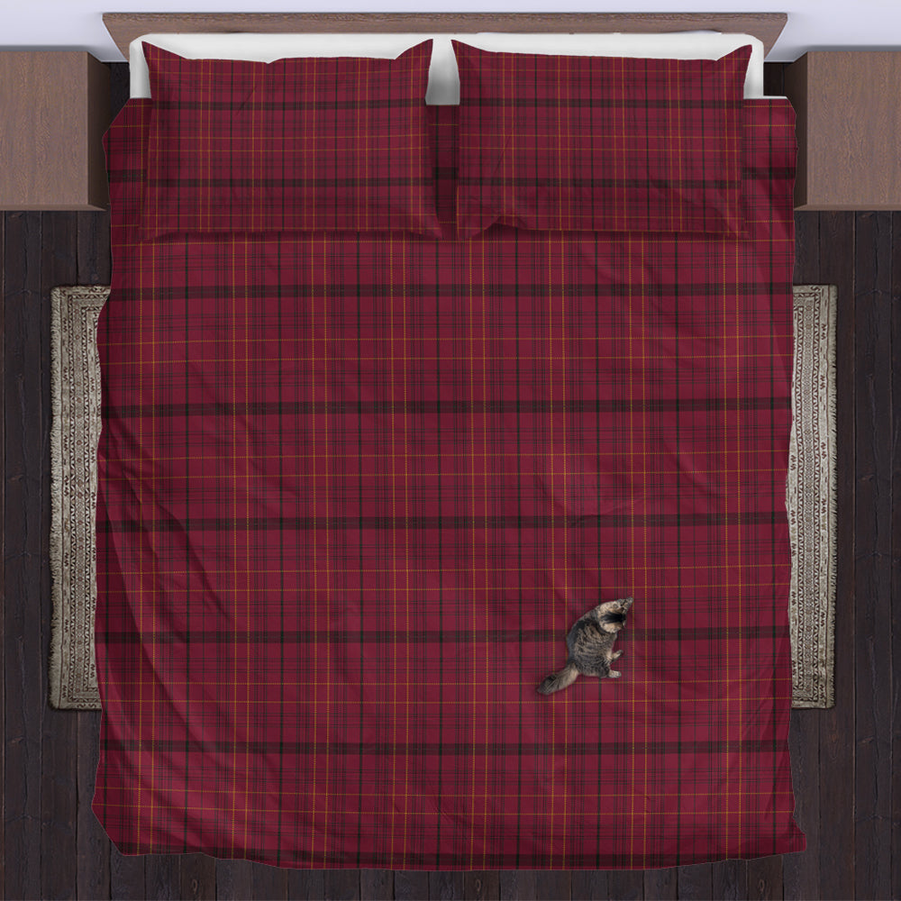 Williams of Wales Tartan Bedding Set US Bedding Set - Tartan Vibes Clothing