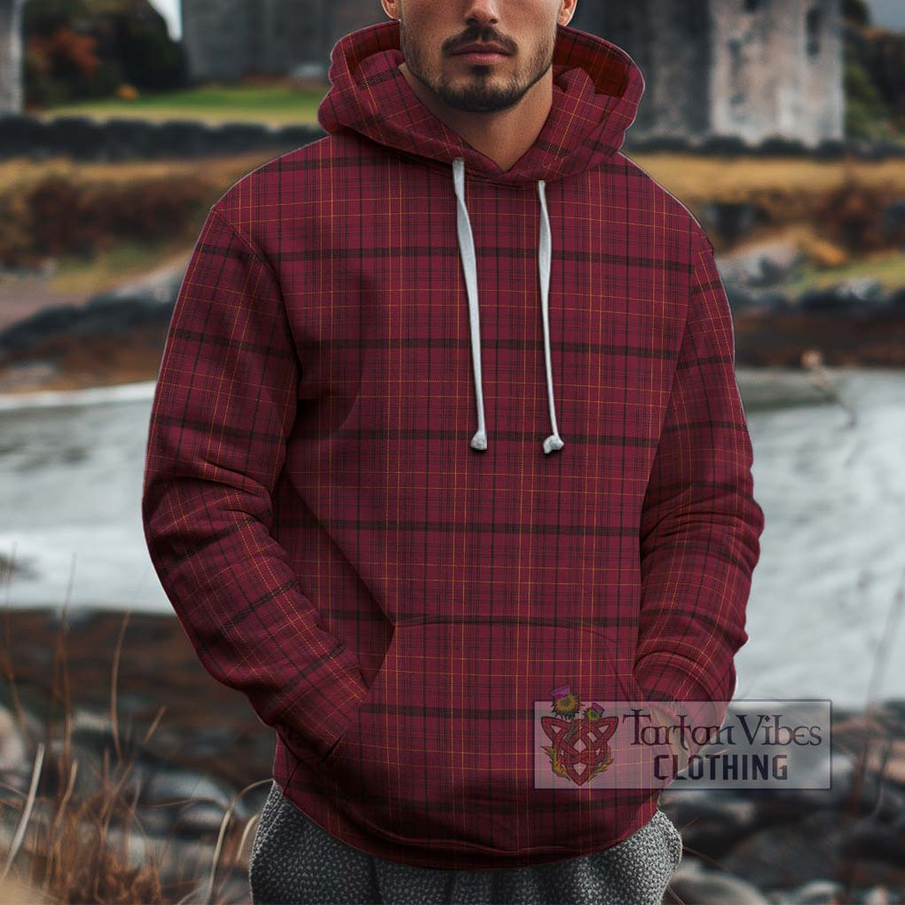 Williams of Wales Tartan Cotton Hoodie Pullover Hoodie XS - Tartan Vibes Clothing